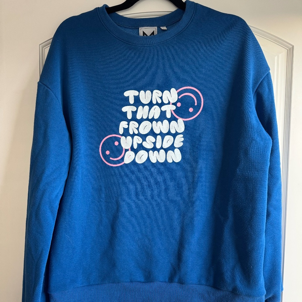 Madi Prewett Turn that Frown Upside Down Pullover Crewneck Sweatshirt Christian
